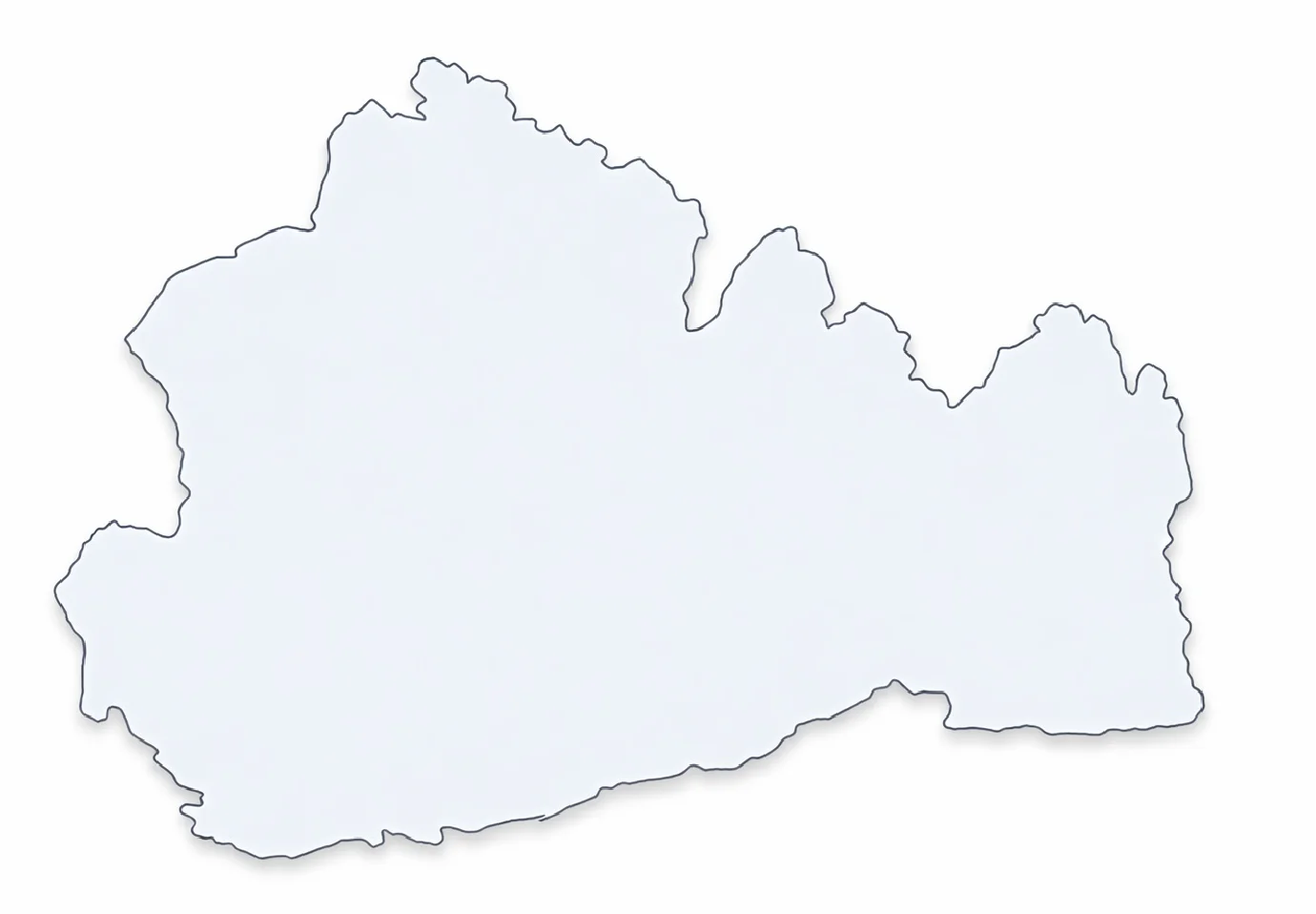 Map of Surrey showing service coverage area